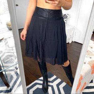 🖤 MOSSIMO DUTTI SILK BLACK HIGH WAIST SKIRT!